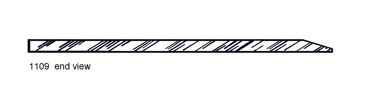 Straight Edge St Steel 42in