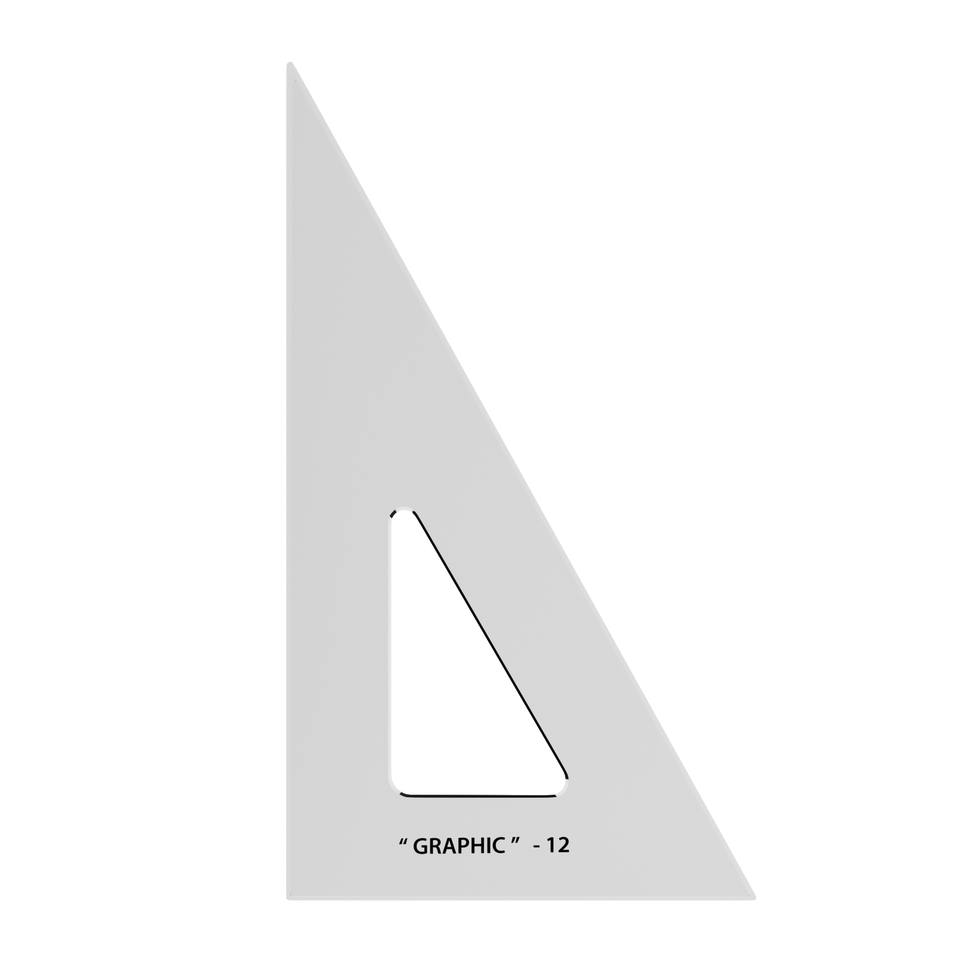 Alvin Scholastic Handheld Drafting Triangle - Writing & Drawing Instruments