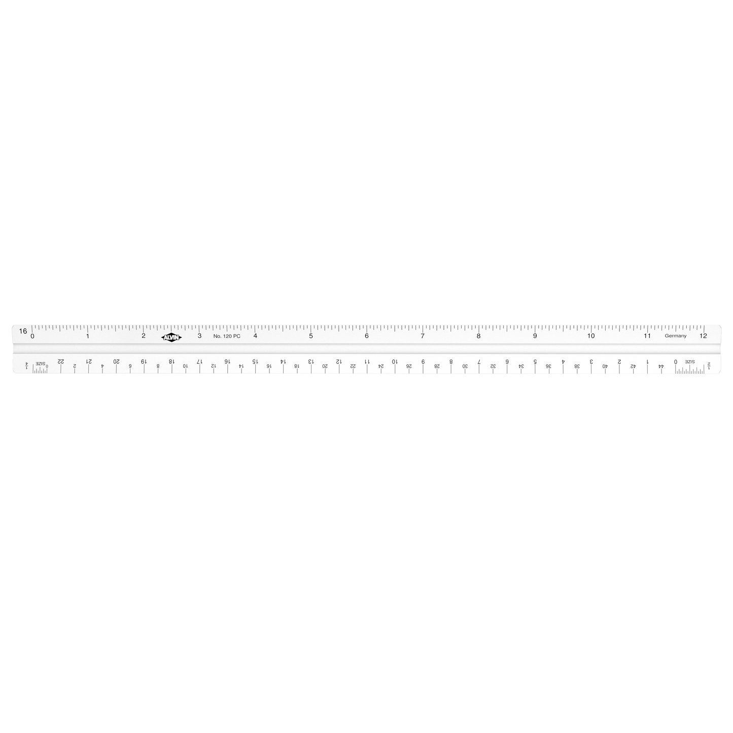Combo English / Metric Triangular Scale