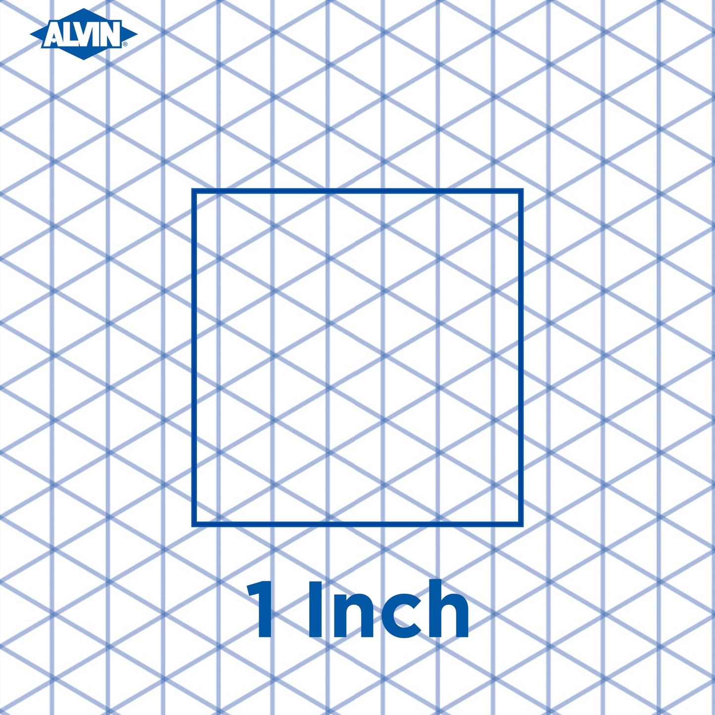 Alvin Isometric Grid Graph Paper - Drawing & Painting Paper