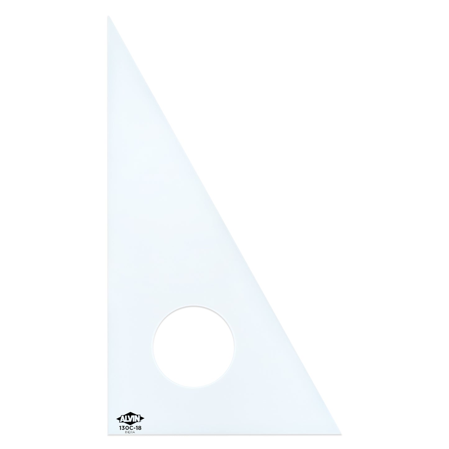 Alvin Professional Drafting Triangle (Clear) 30/60 45/90 - Writing & Drawing Instruments