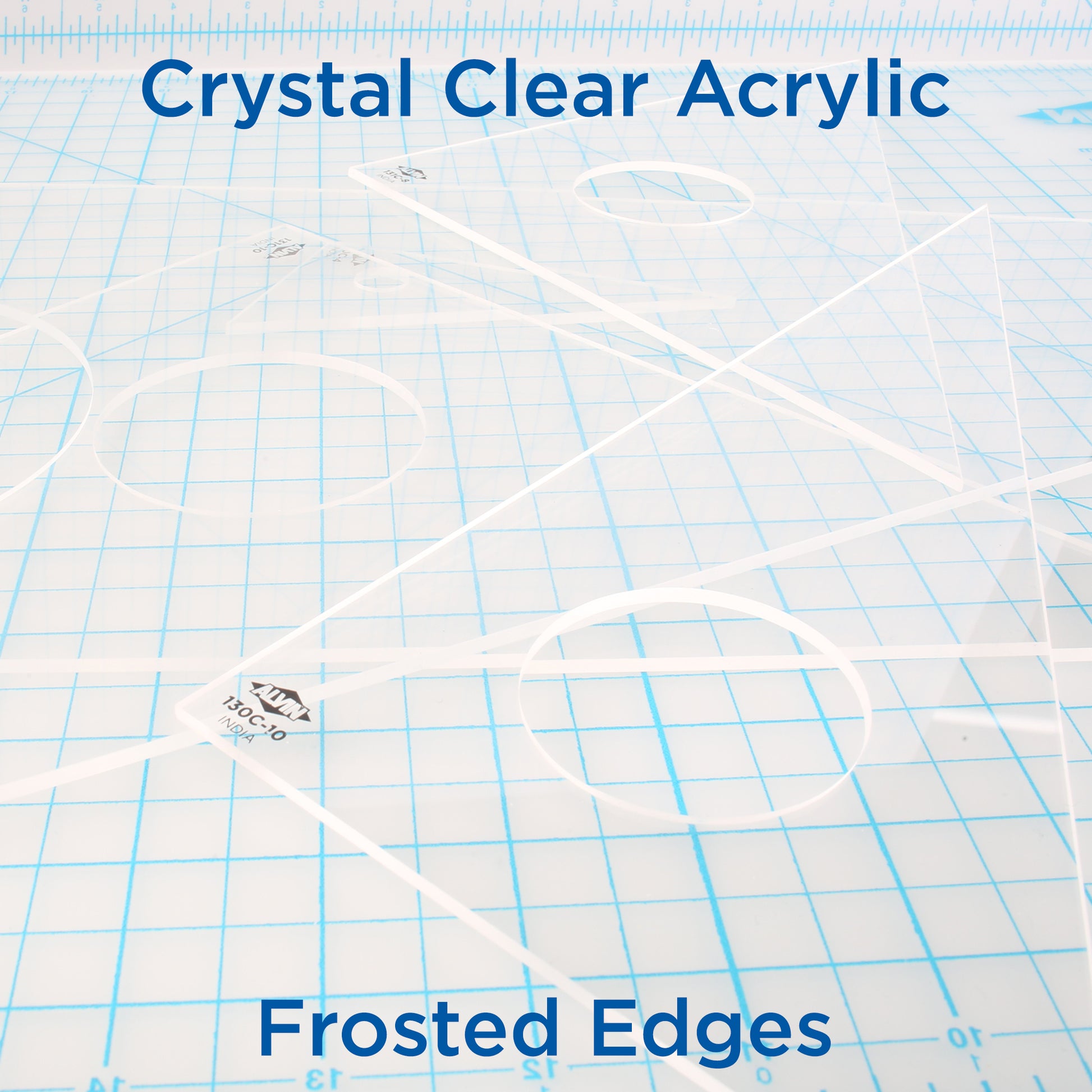 Alvin Professional Drafting Triangle (Clear) 30/60 45/90 - Writing & Drawing Instruments