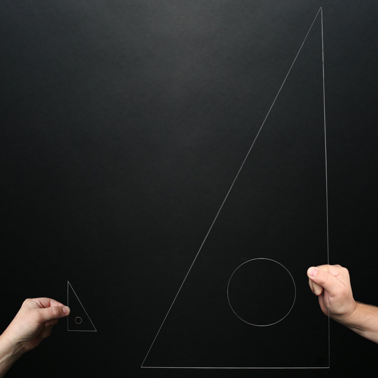 Alvin Professional Drafting Triangle (Clear) 30/60 45/90 - Writing & Drawing Instruments