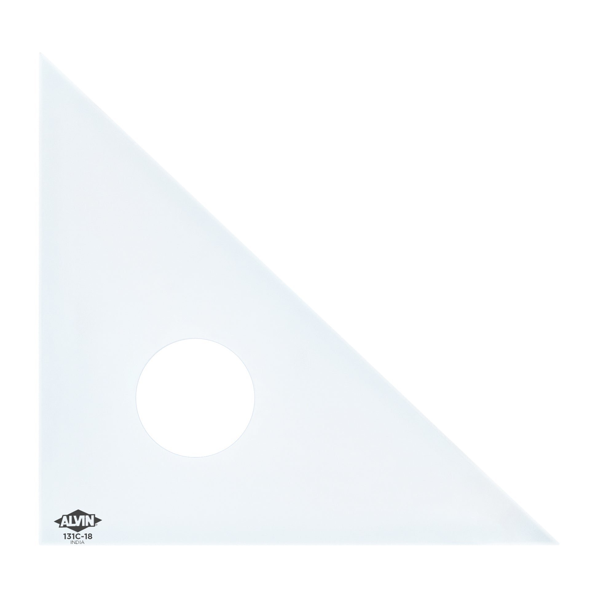 Alvin Professional Drafting Triangle (Clear) 30/60 45/90 - Writing & Drawing Instruments