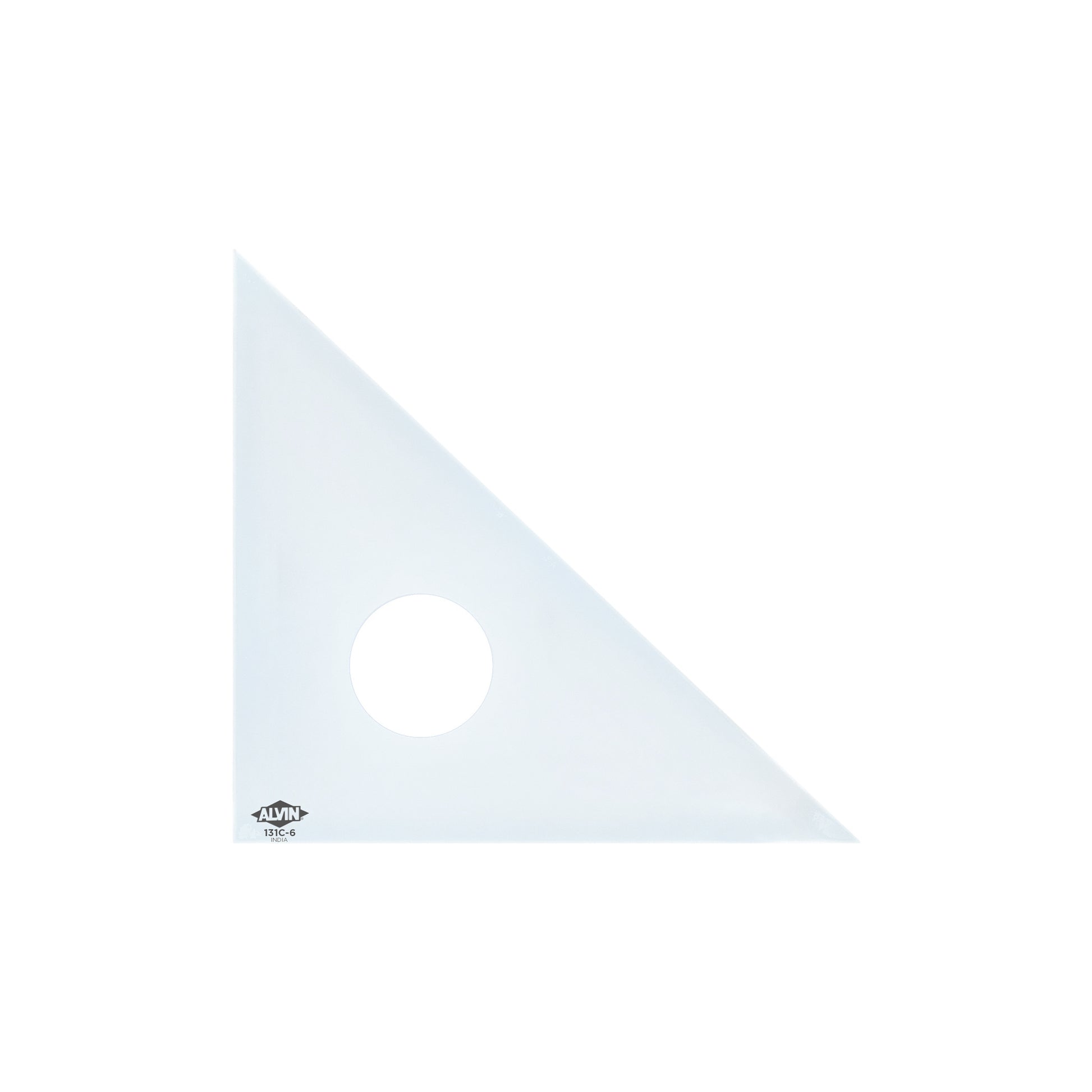 Alvin Professional Drafting Triangle (Clear) 30/60 45/90 - Writing & Drawing Instruments