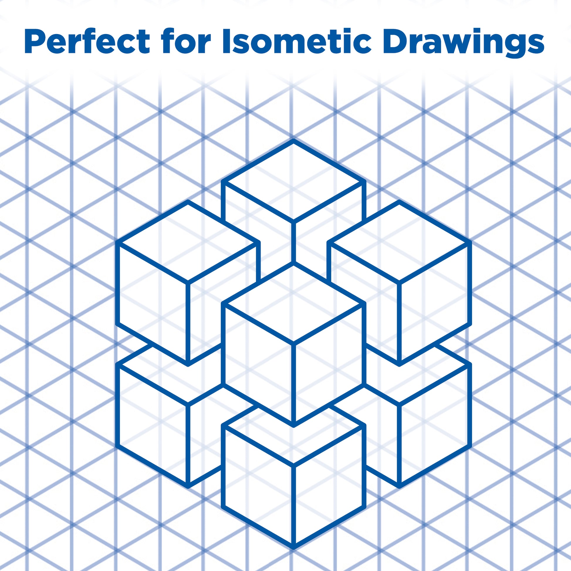 Alvin Isometric Grid Graph Paper - Drawing & Painting Paper