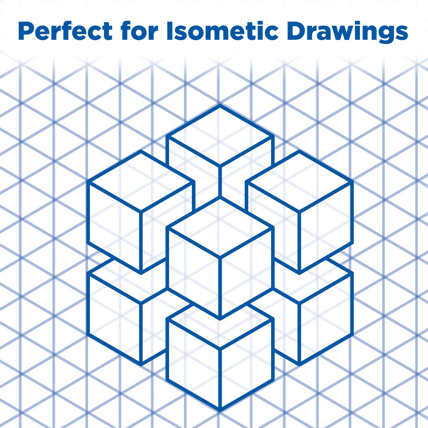 Alvin Isometric Grid Graph Paper - Drawing & Painting Paper