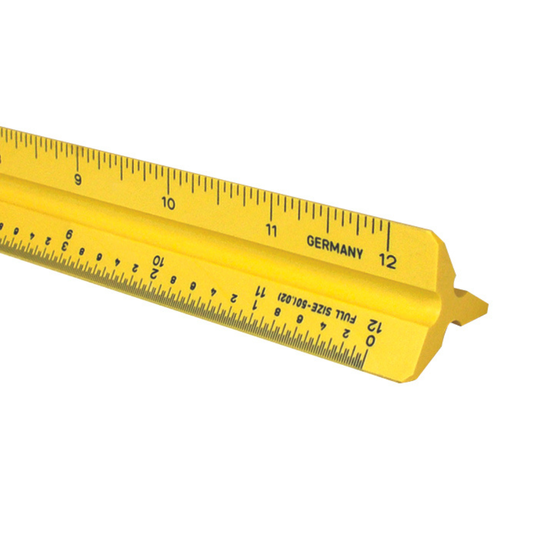Alvin Scale Drftsmn Plas 12" Yellow