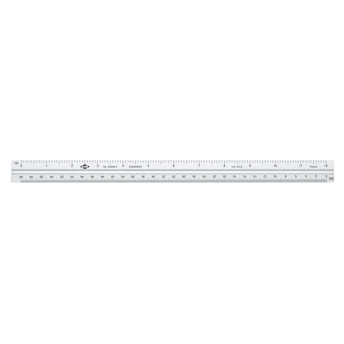 Triangular Scale - Aluminum 12"