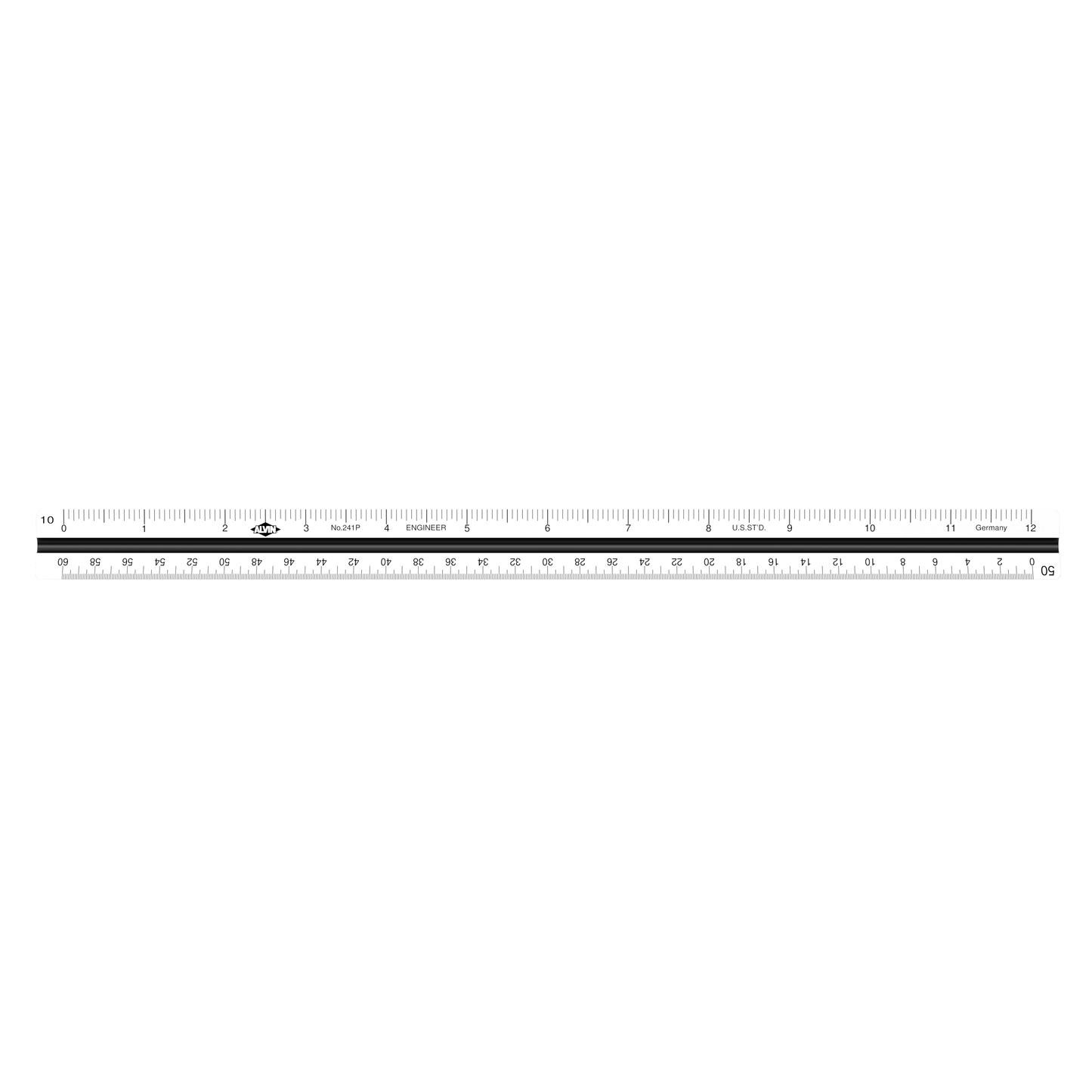 Triangular Scale Engineer 12" Plastic