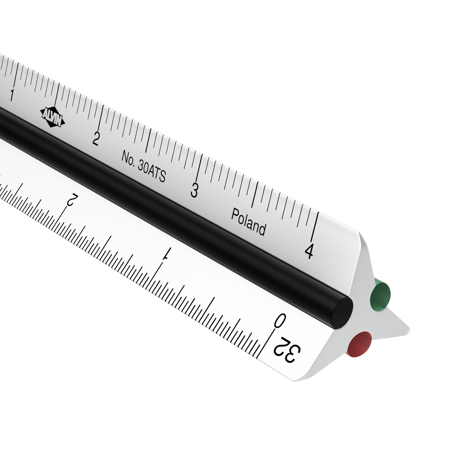 Triangular Scale Aluminum 4"