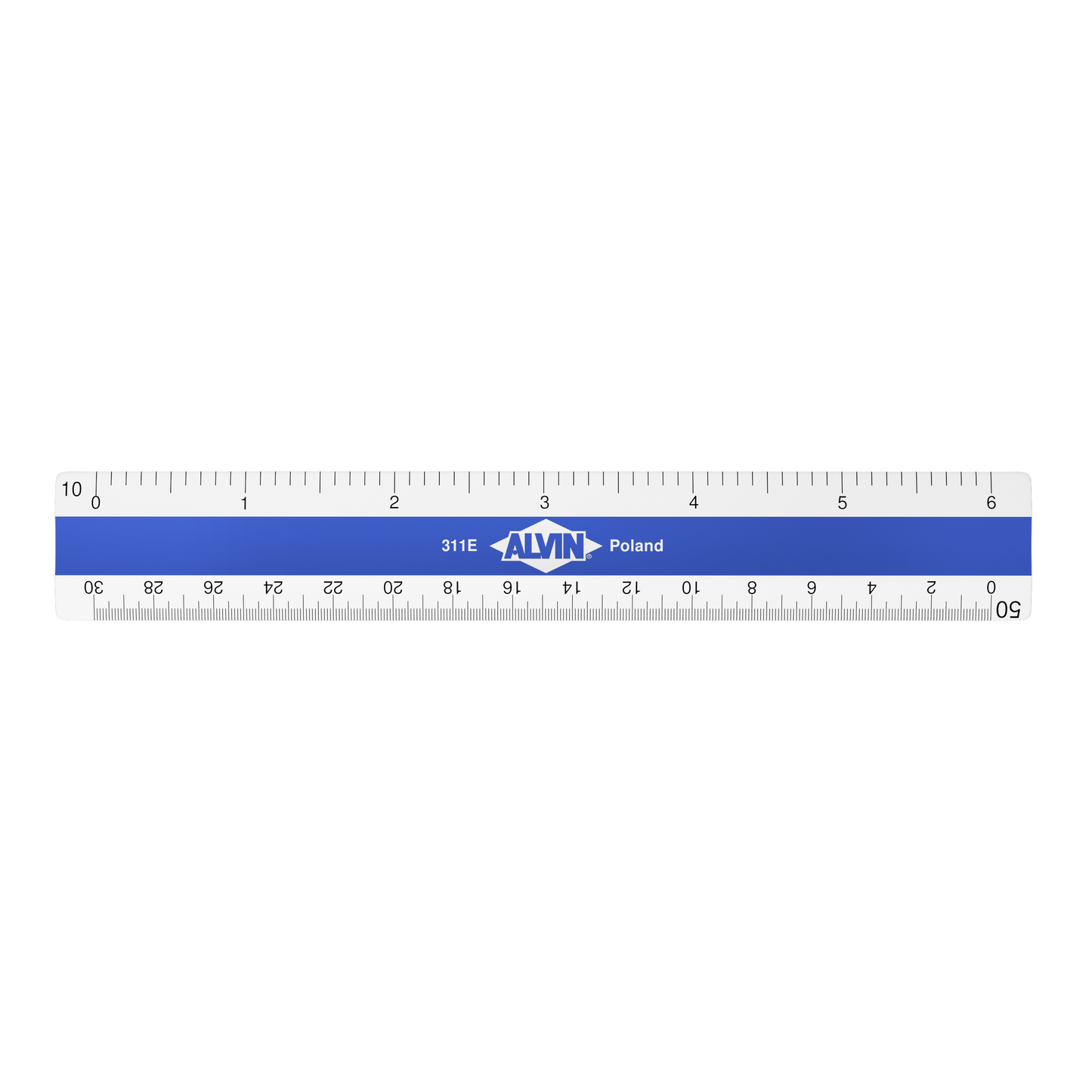 Alvin 6" Flat Pocket Scale - Textile Art Gauges & Rulers