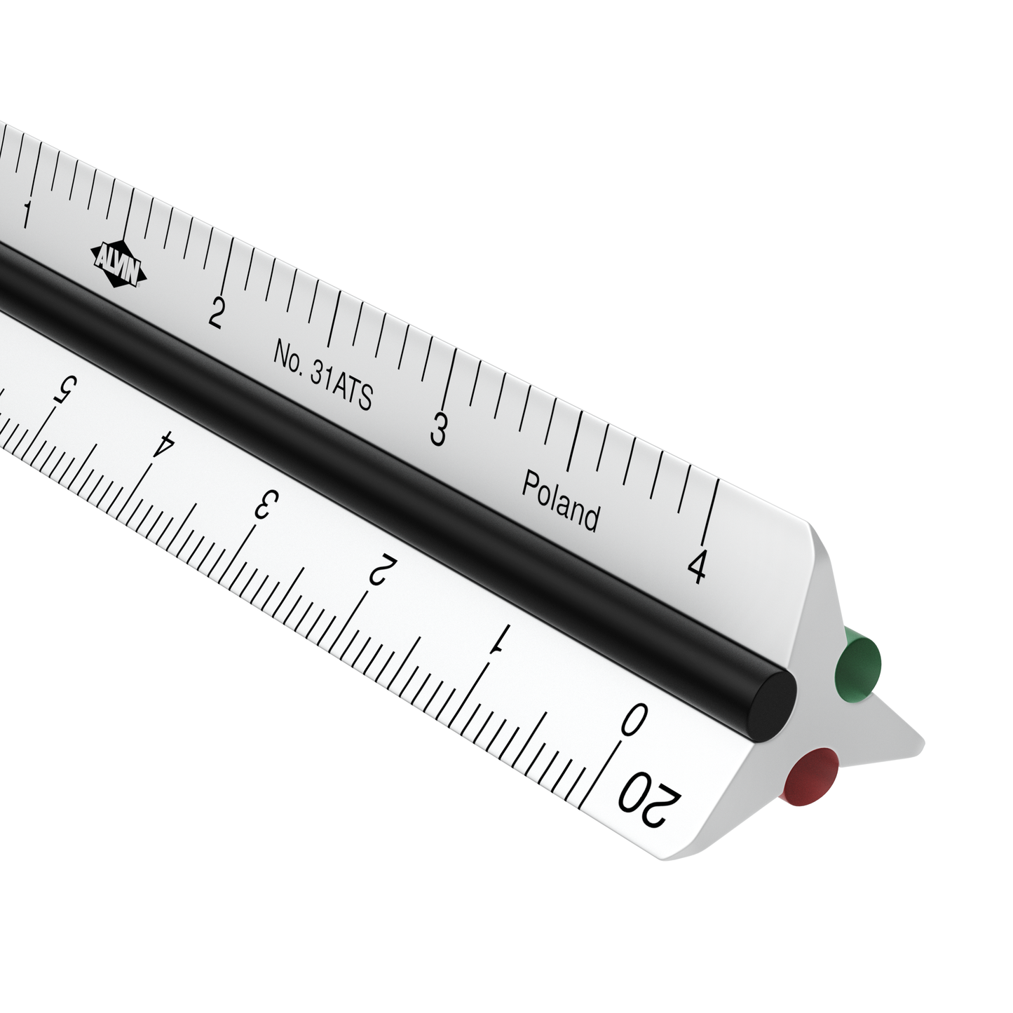 Triangular Scale Aluminum 4"