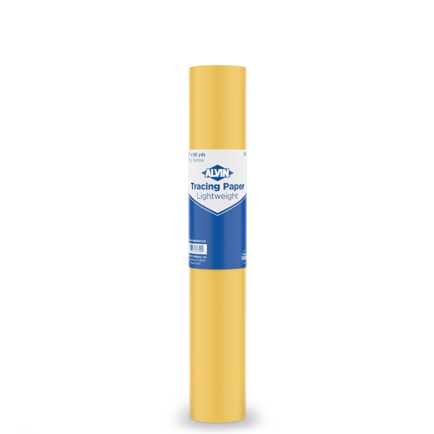 Alvin Tracing Paper Roll - Yellow, 50 Yards - Drawing & Painting Paper