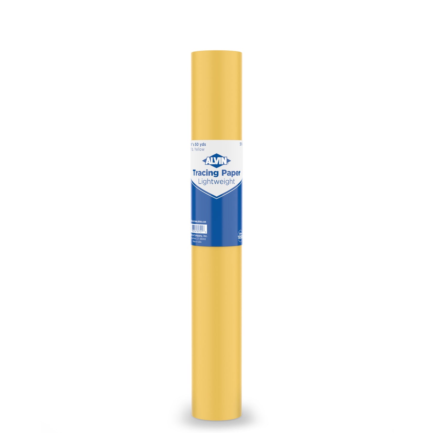 Alvin Tracing Paper Roll - Yellow, 50 Yards - Drawing & Painting Paper