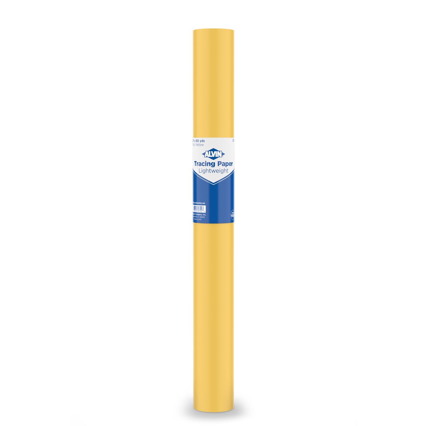 Alvin Tracing Paper Roll - Yellow, 50 Yards - Drawing & Painting Paper