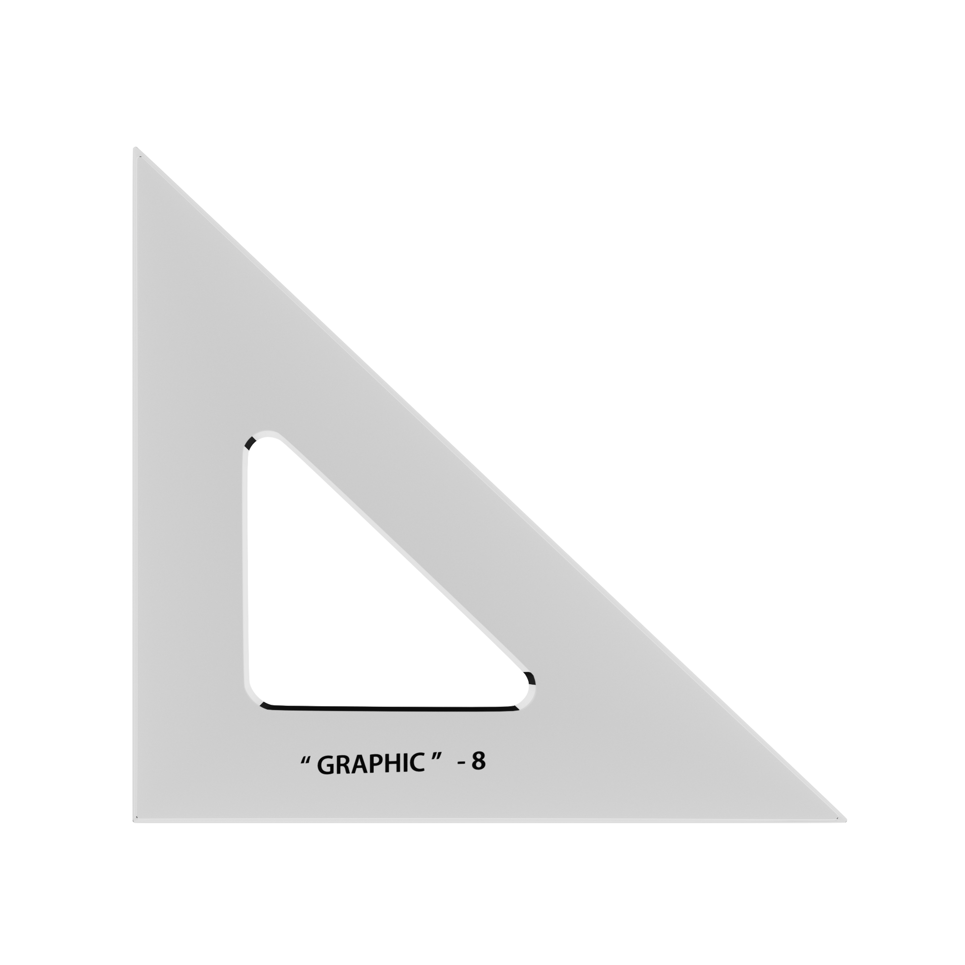 Alvin Scholastic Handheld Drafting Triangle - Writing & Drawing Instruments
