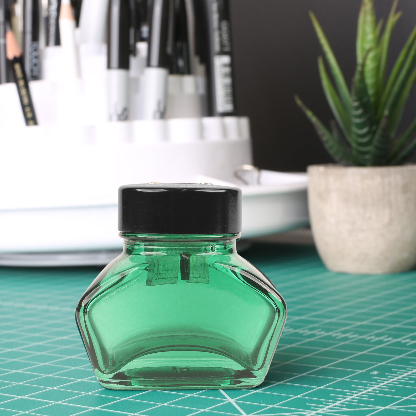DUX Glass Inkwell Lead Sharpener