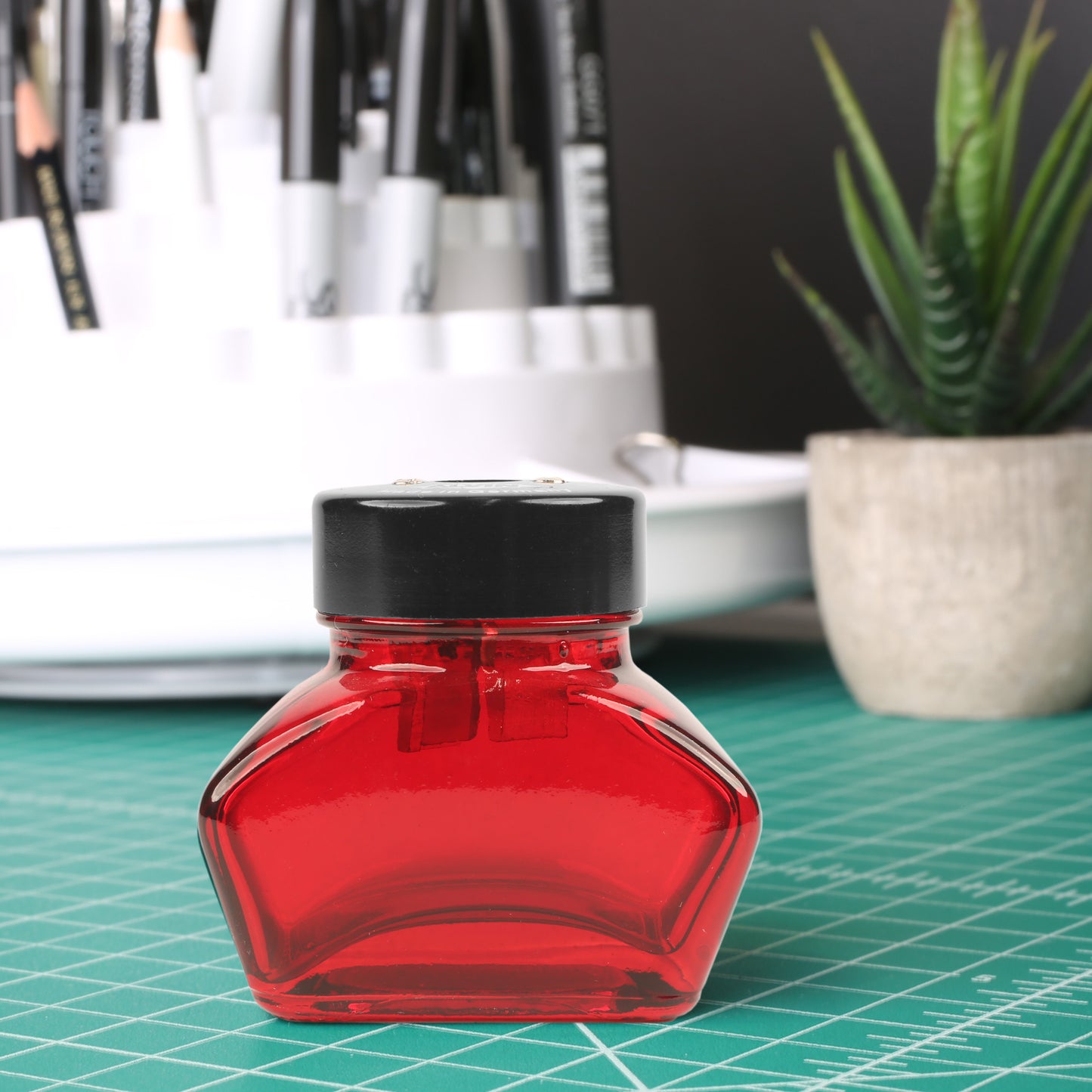 DUX Glass Inkwell Lead Sharpener