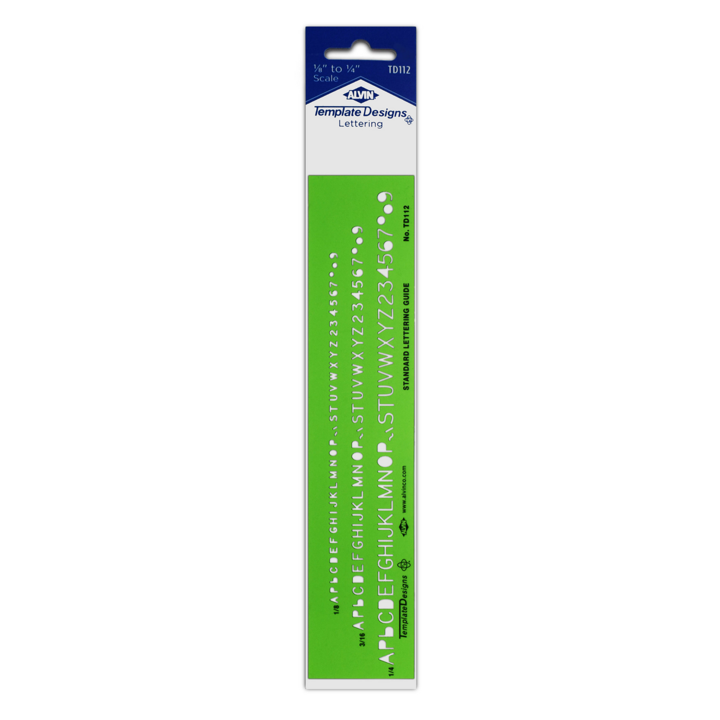 Alvin Standard Lettering Guide Template - Art & Crafting Tool Accessories
