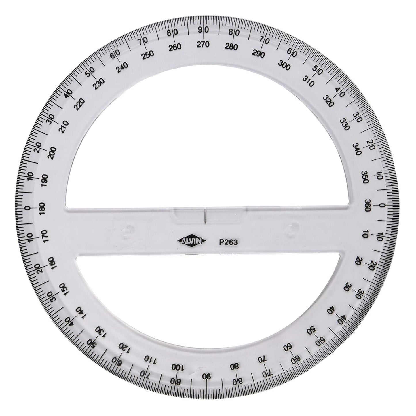 Alvin Circular Protractor - Craft Measuring & Marking Tools