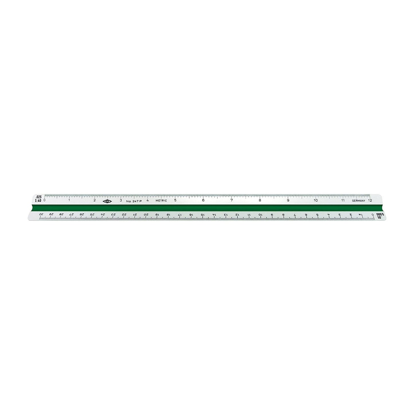 Scale Metric Triangular Plastic 30cm