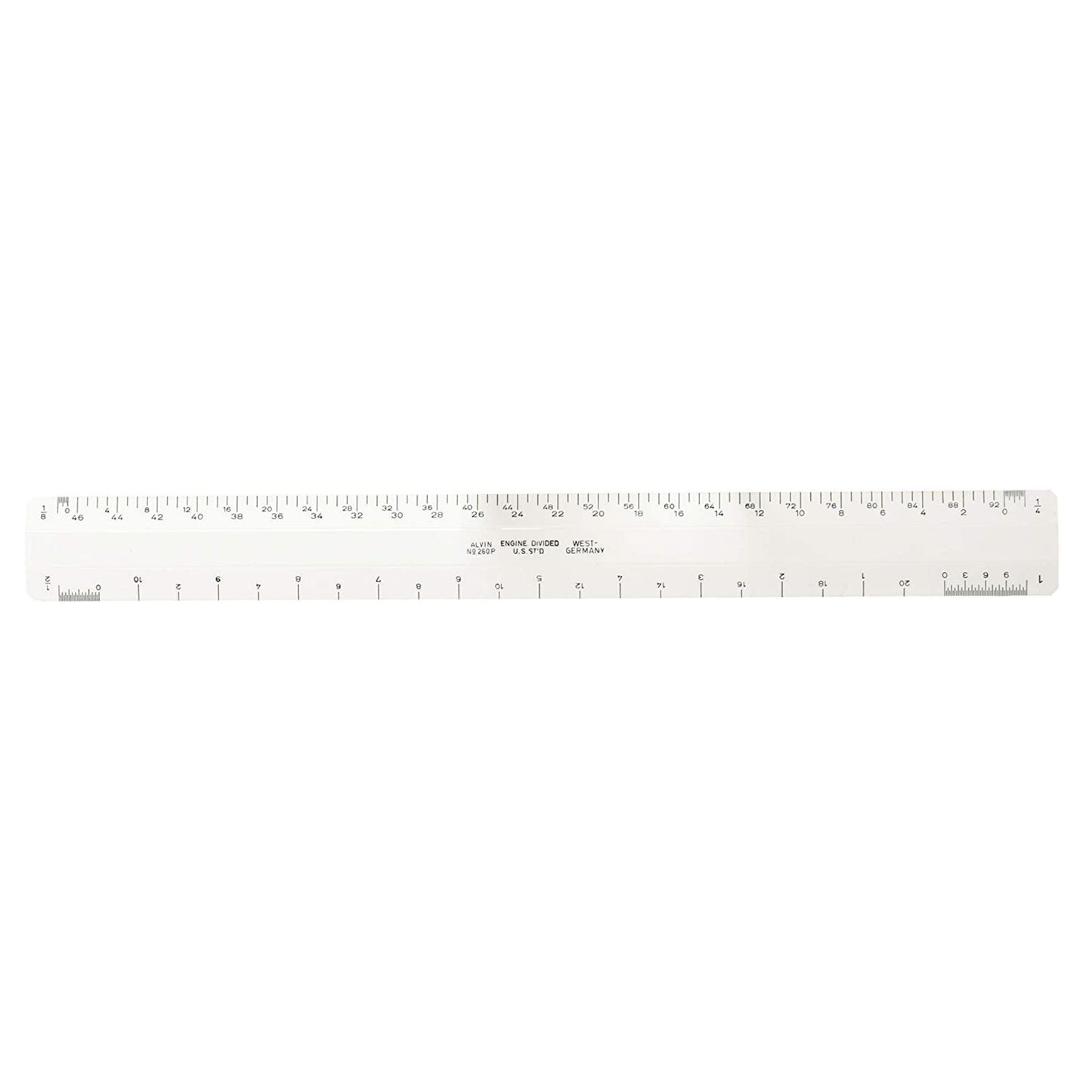 Scale 4 Bevel Flat Architect 12" Plastic