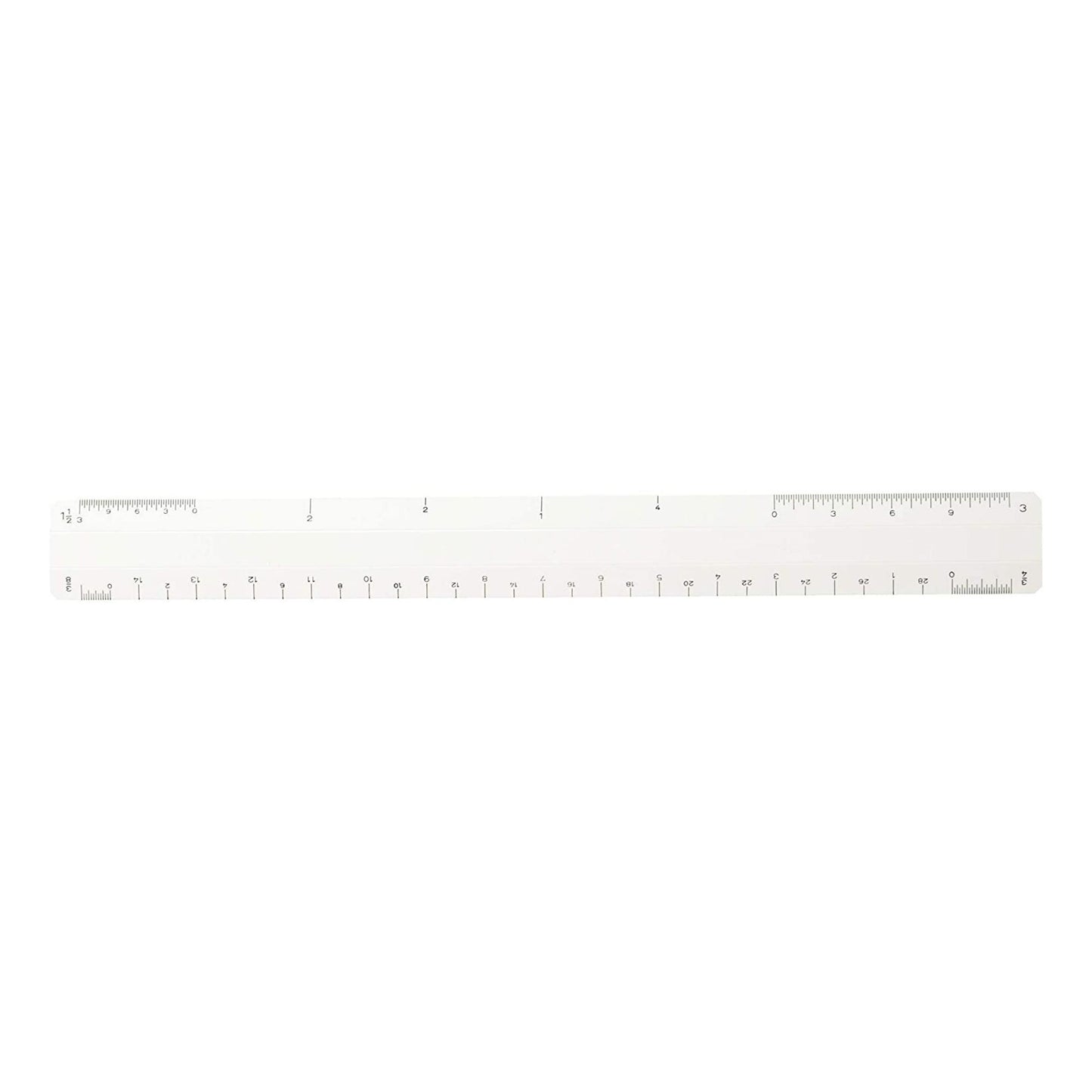 Scale 4 Bevel Flat Architect 12" Plastic