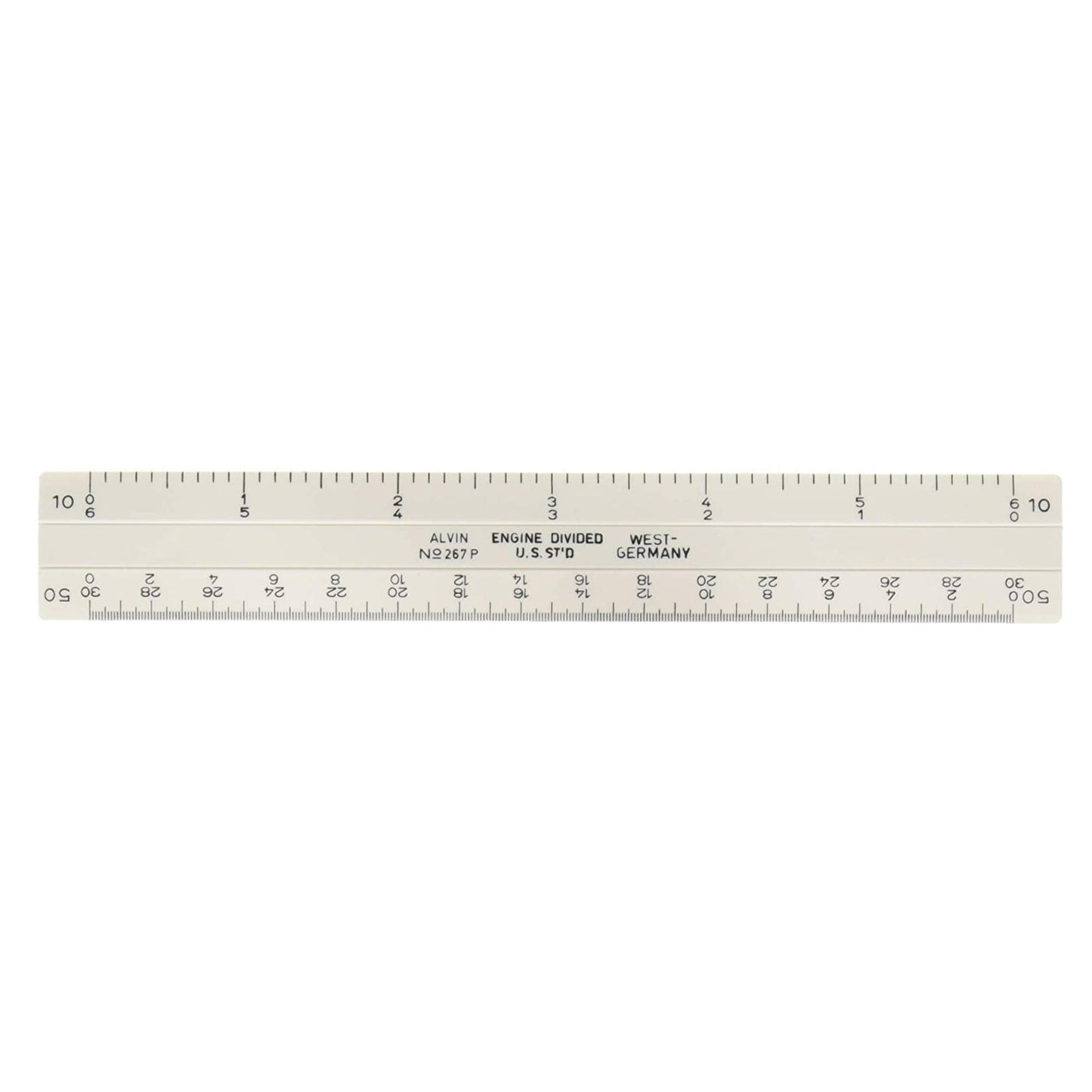 Scale 4 Bevel Flat Engineering 6" Plastic