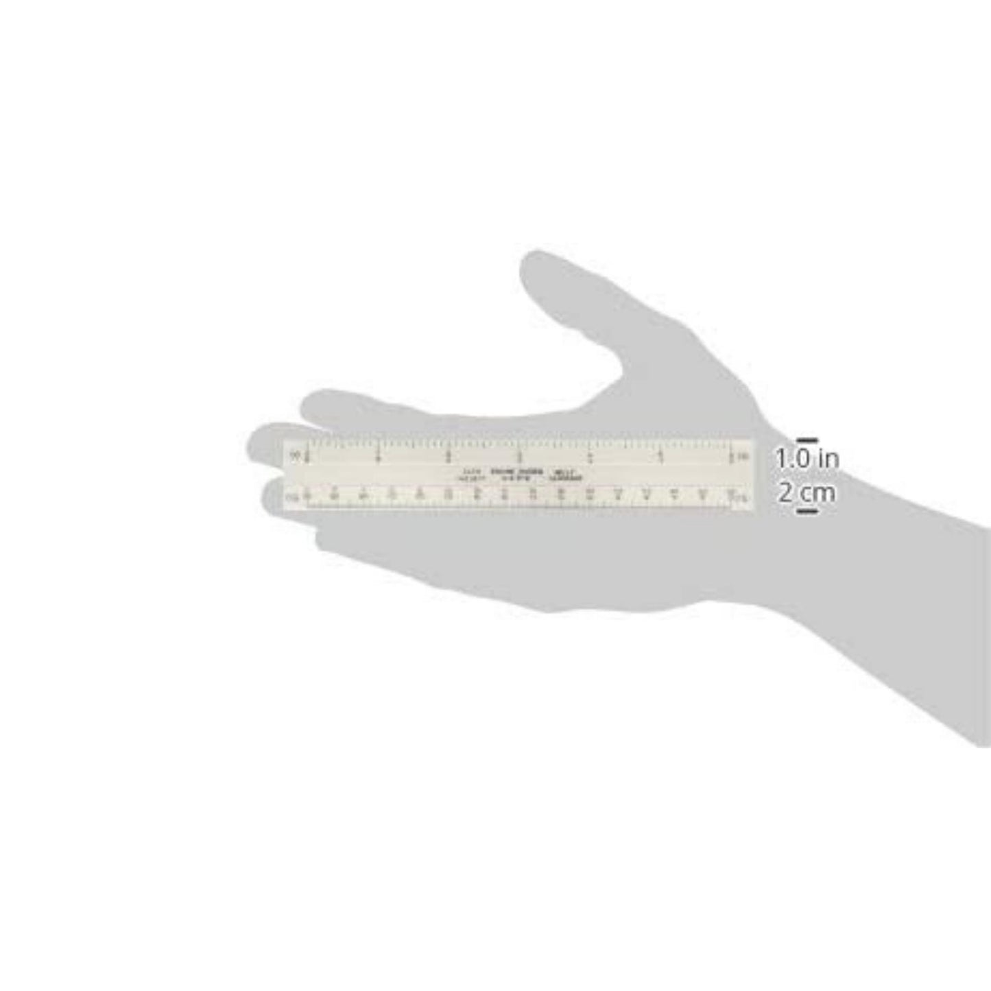 Scale 4 Bevel Flat Engineering 6" Plastic