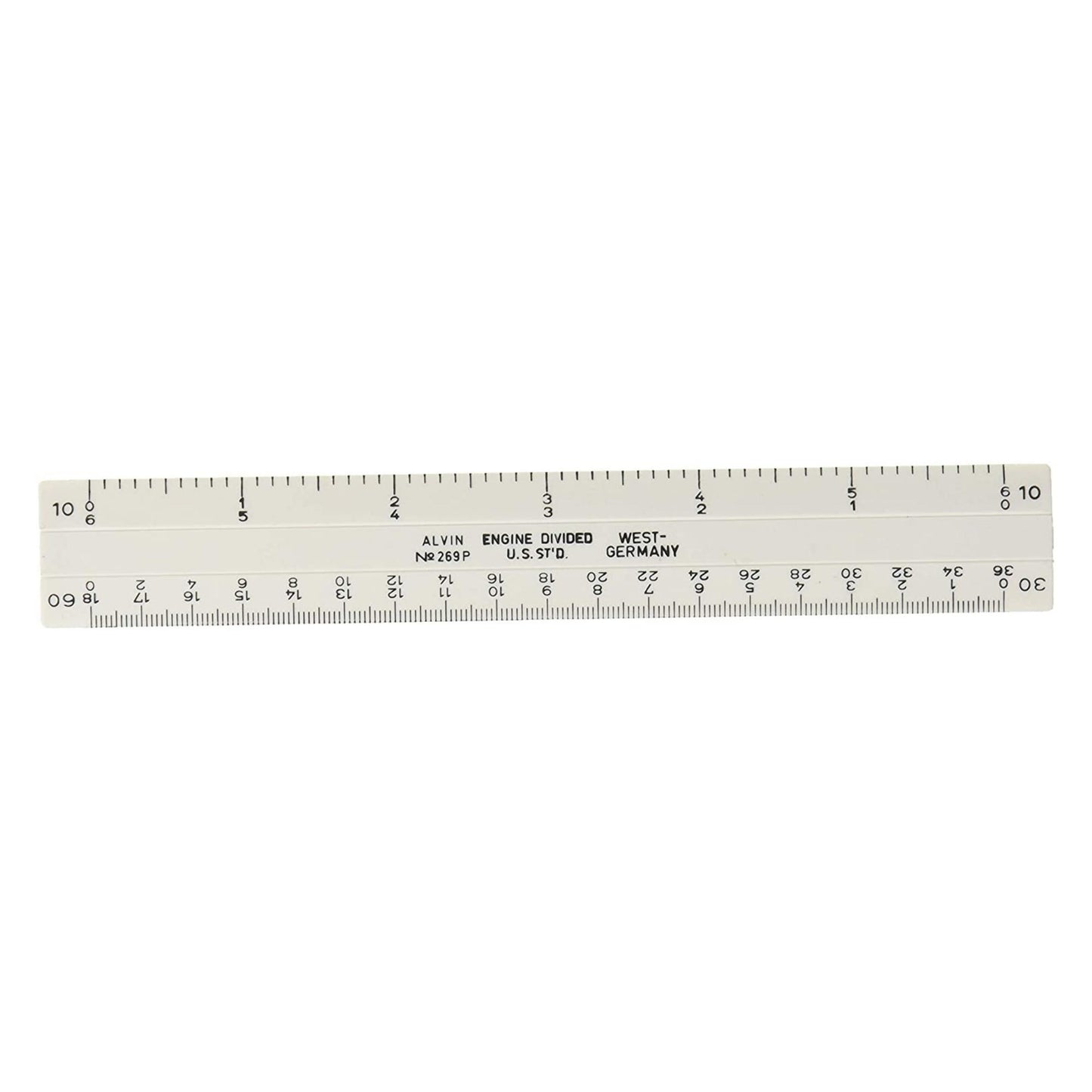 Scale 4 Bevel Flat Engineering 6" Plastic