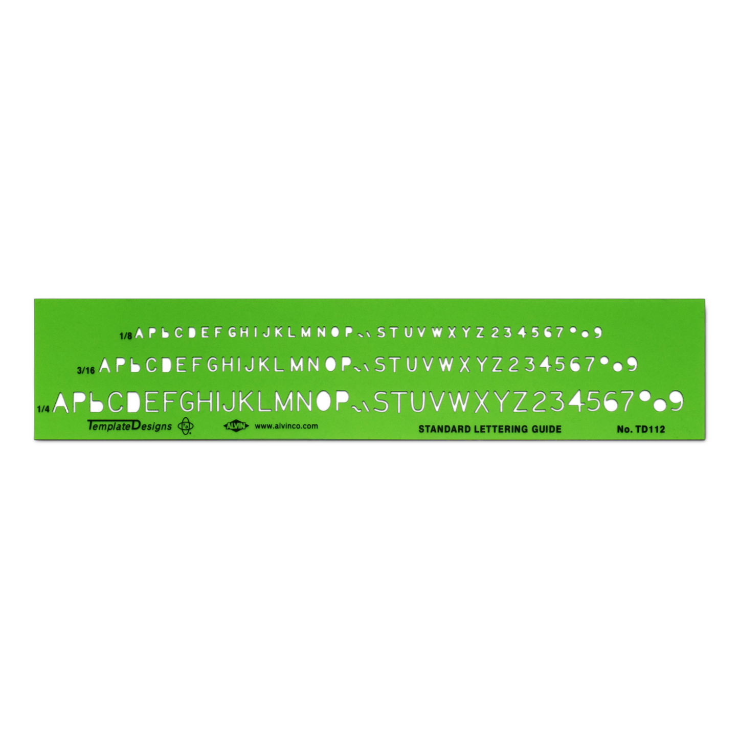 Alvin Standard Lettering Guide Template - Art & Crafting Tool Accessories