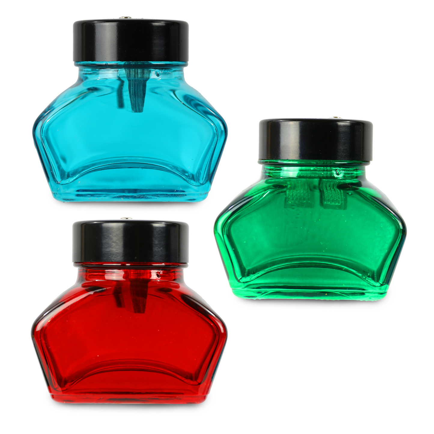 DUX Glass Inkwell Lead Sharpener 1 and 10 Pack