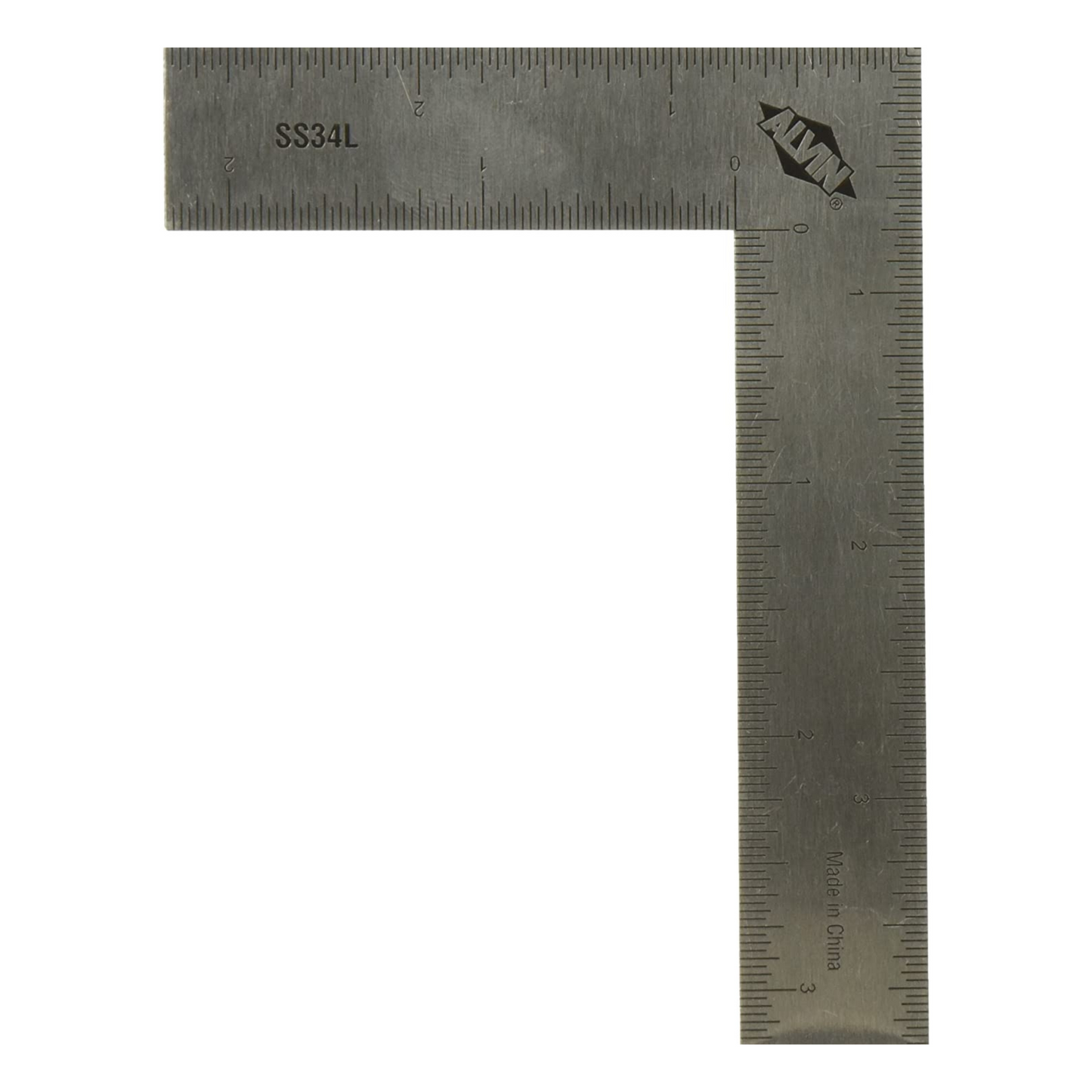 Alvin 3"x4" Steel L-Square - Craft Measuring & Marking Tools