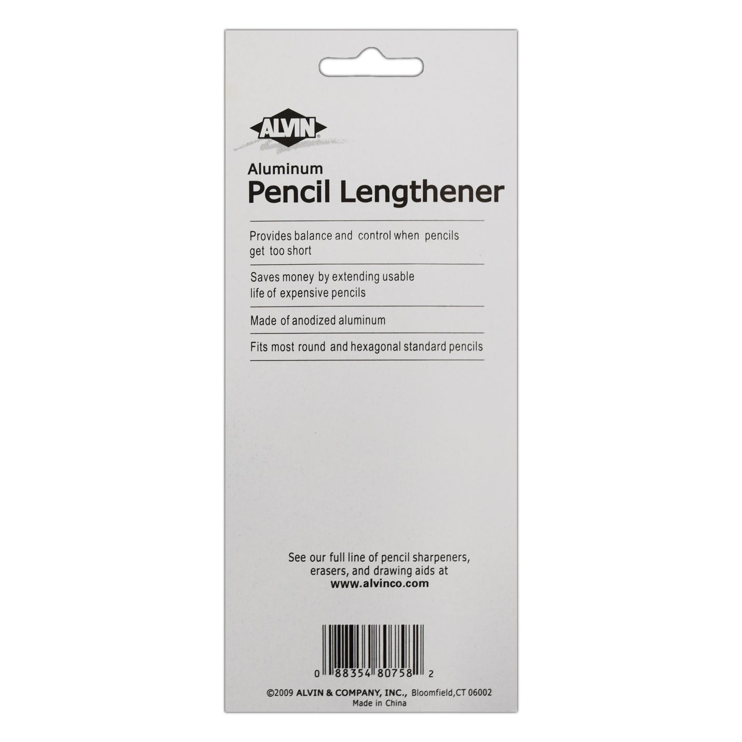 Alvin Pencil Lengtheners (3 pack) - Writing & Drawing Instrument Accessories