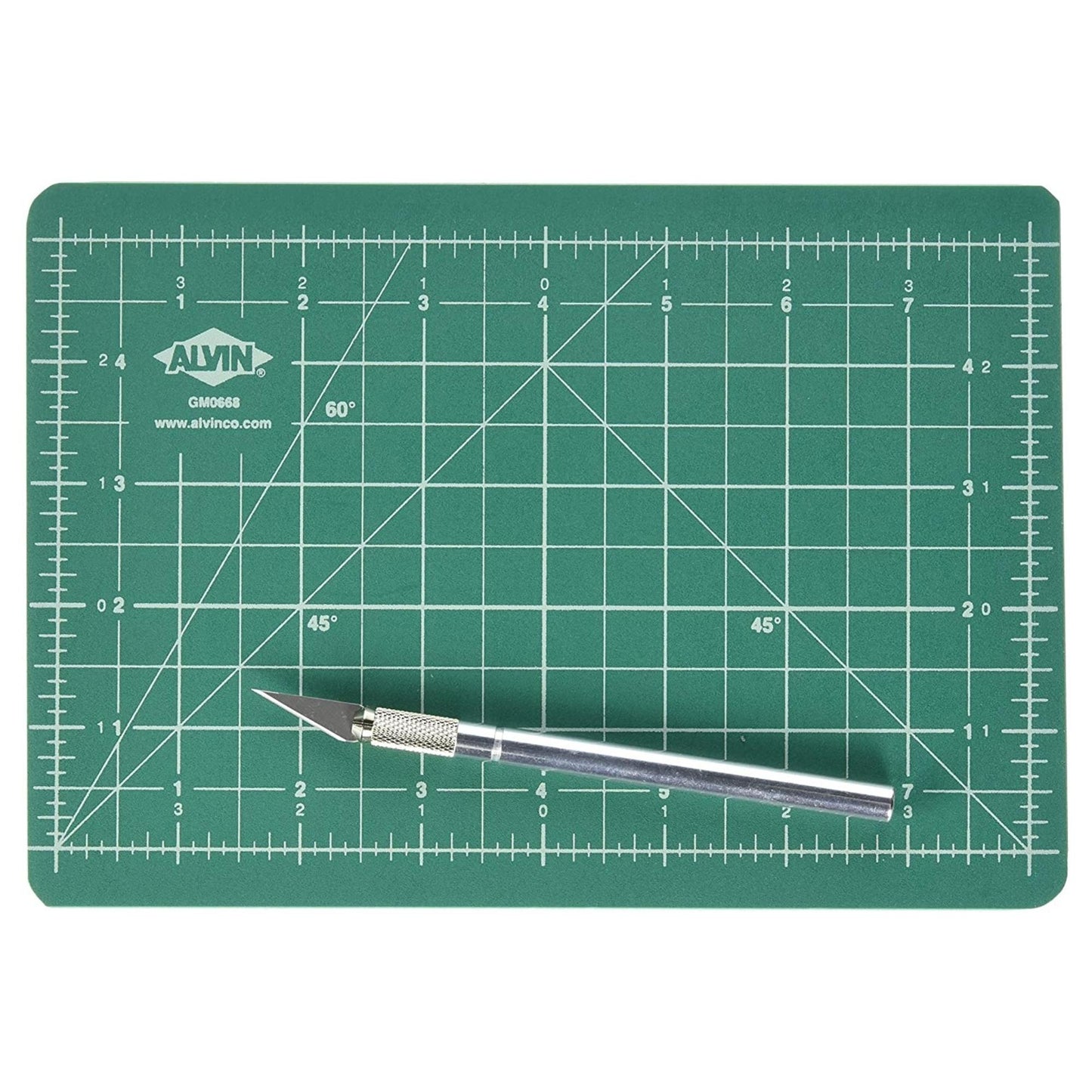 Alvin Cutting Mat Kit with Art Knife 6"x8.5" - Cutting Mats