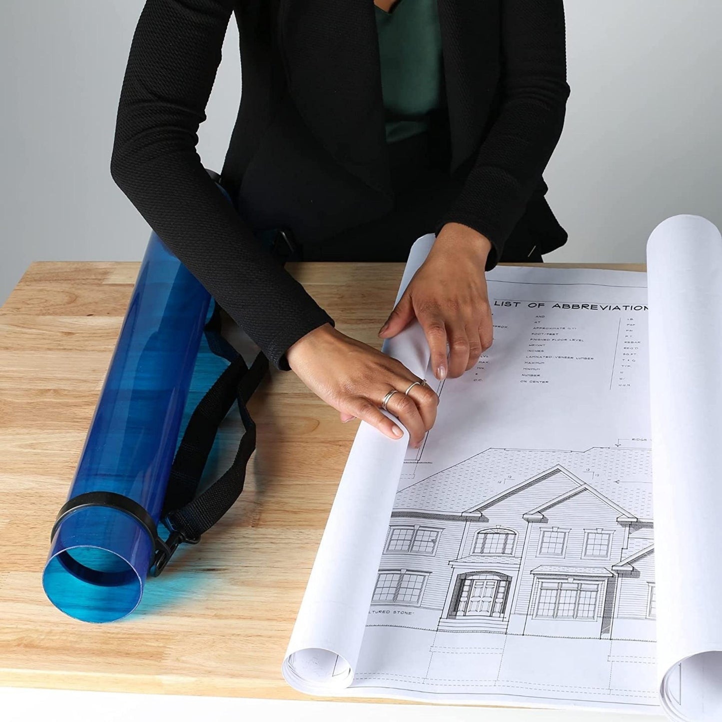 Alvin Ice Tube - Blue - Portfolios & Padfolios