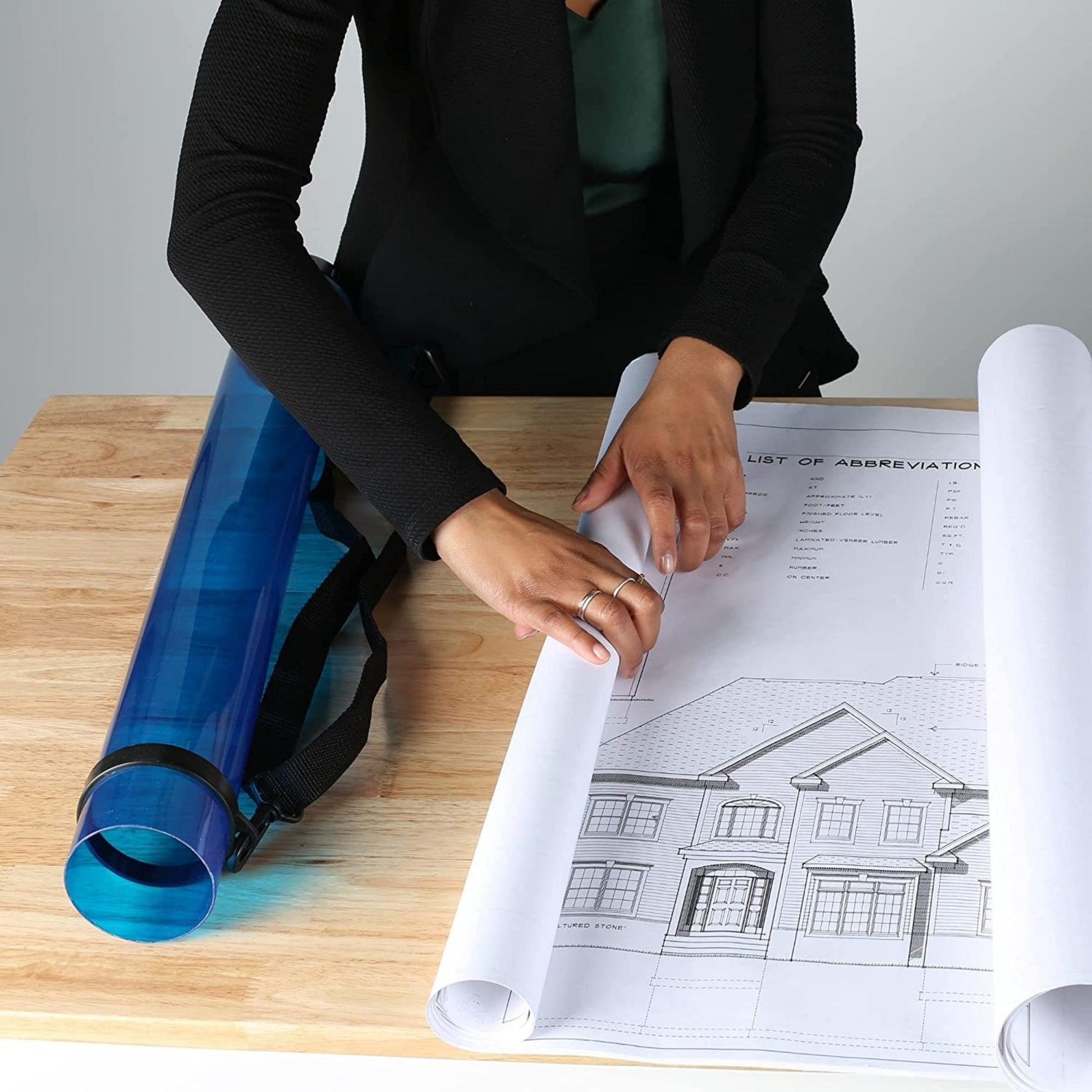 Alvin Ice Tube - Blue - Portfolios & Padfolios