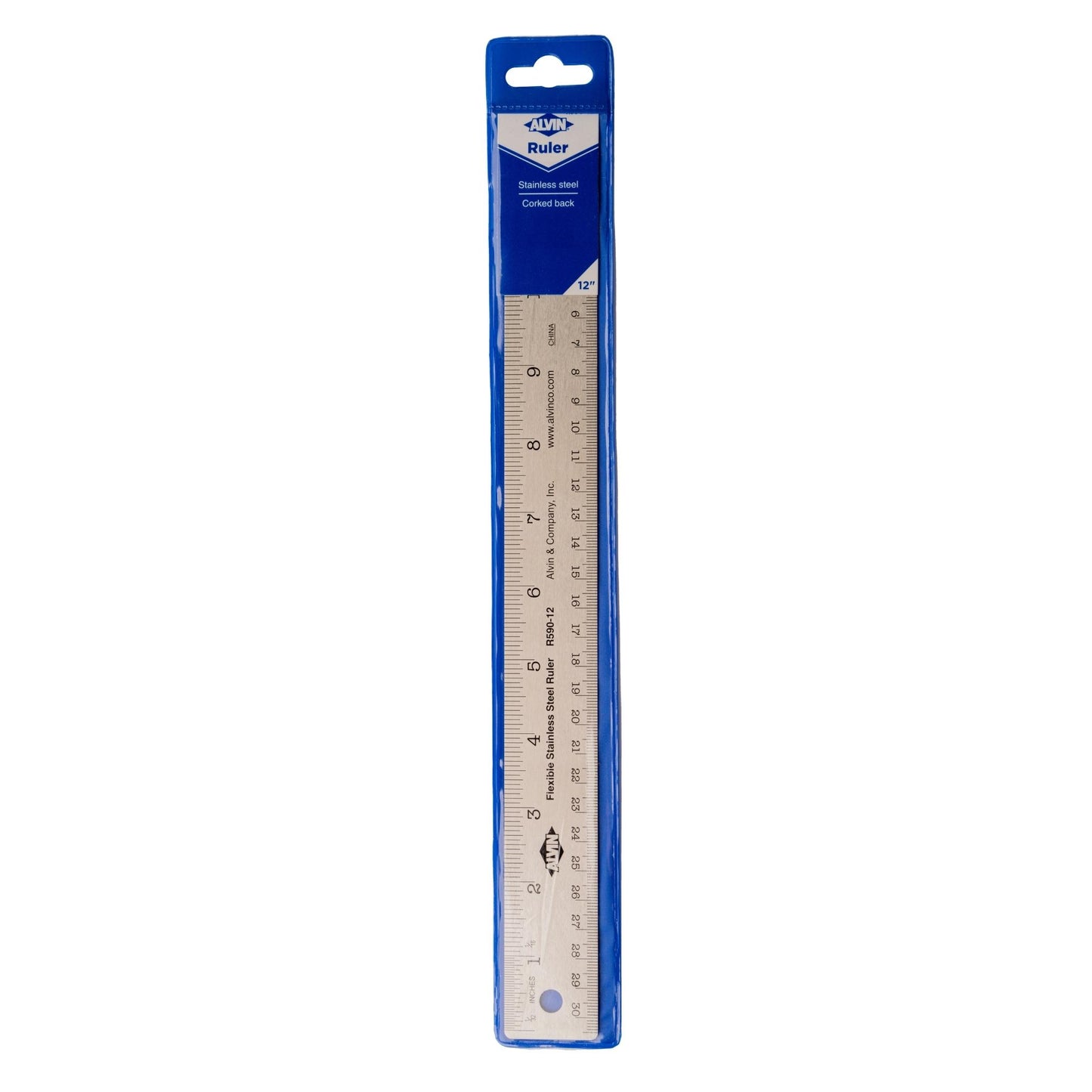 Alvin Stainless Steel Flex Ruler - Textile Art Gauges & Rulers