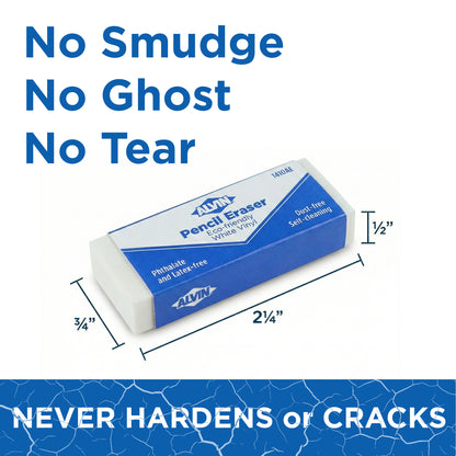 1410AE White Vinyl Erasers