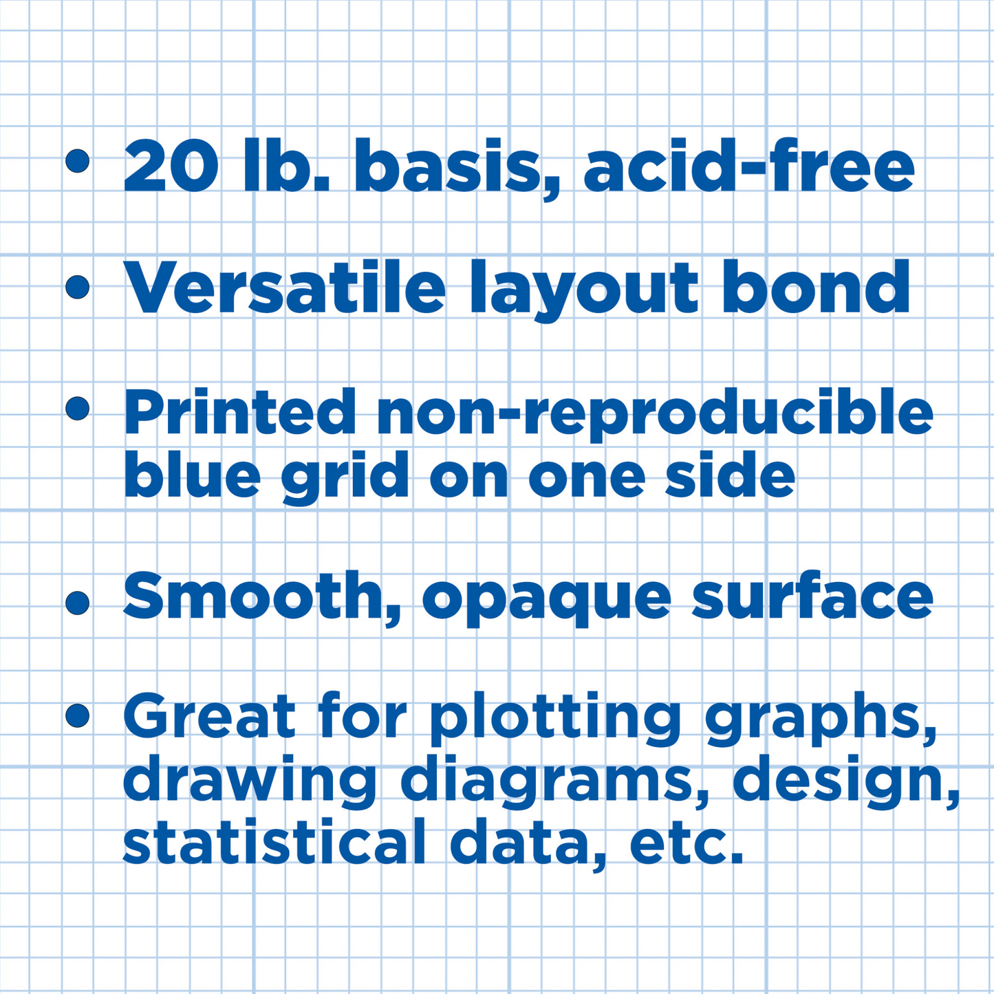 Cross Section Graph Paper Pad / 50 Sheet available in 4x4, 8x8 or 10x10 Grid