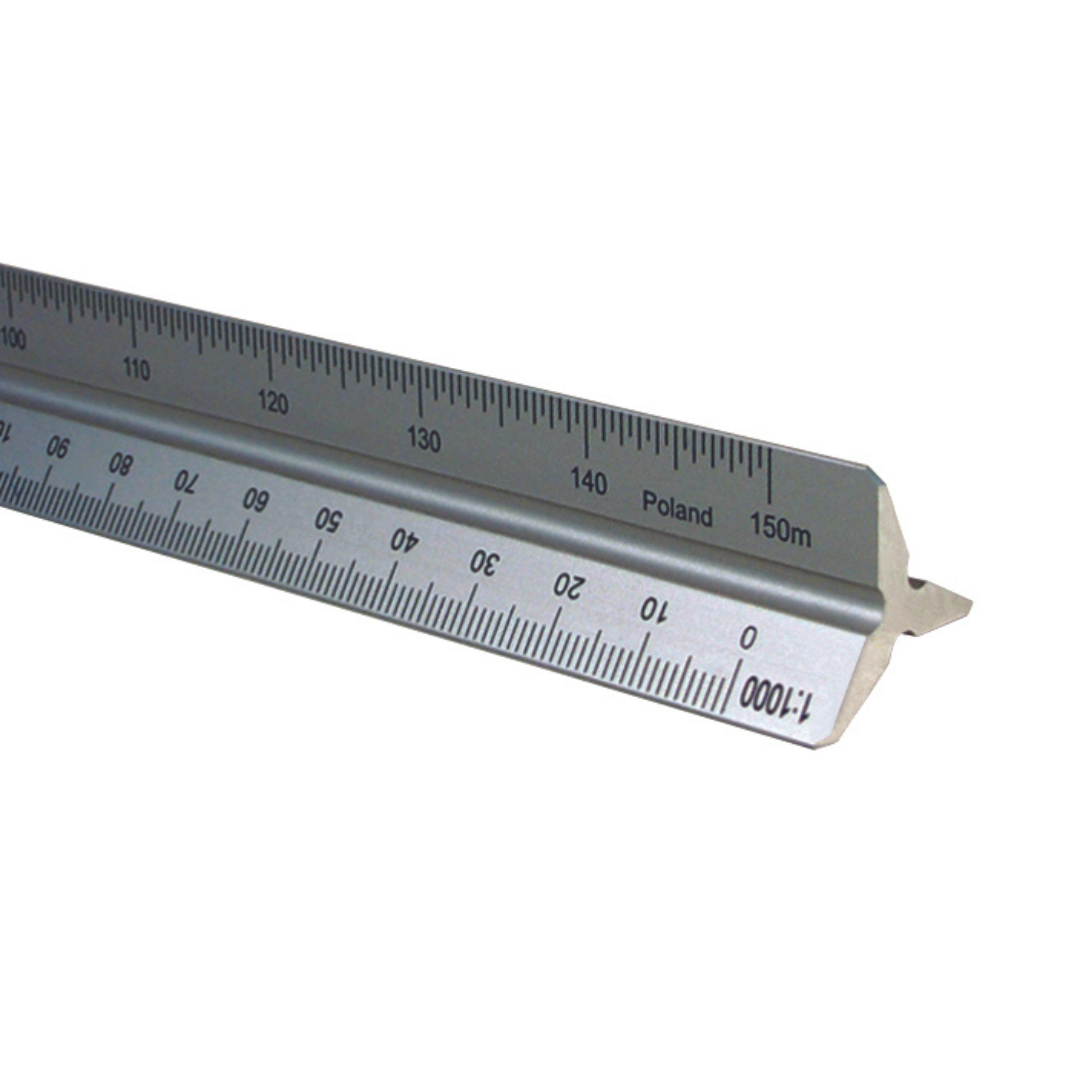 Triscale Figure Alvin Metric Tri Scale Alum 30cm 1:500 – ALVIN Drafting, LLC