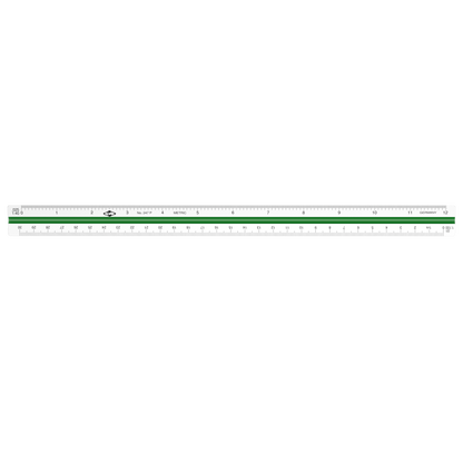 Scale Metric Triangular Plastic 30cm