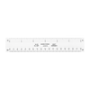 Scale 4 Bevel Flat Engineering 6" Plastic 269P
