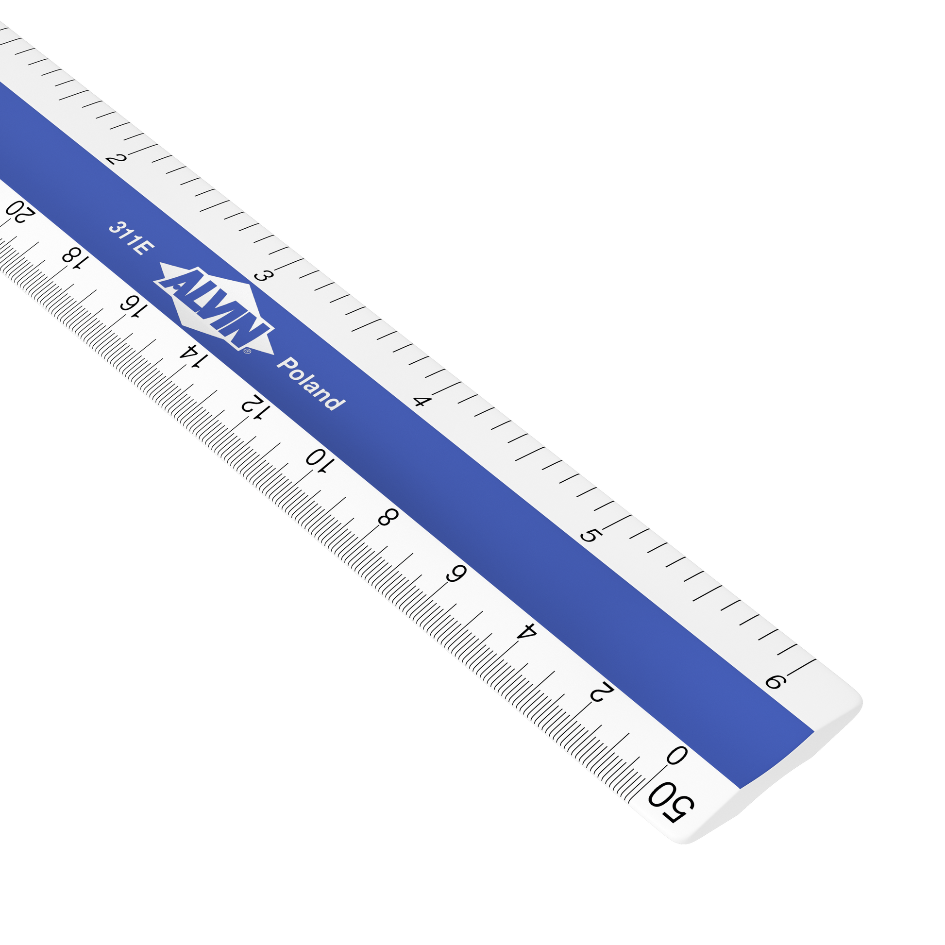 Alumicolor 6" Architect Pocket Scale With Pocket Clip Promotional Product, Available In 7