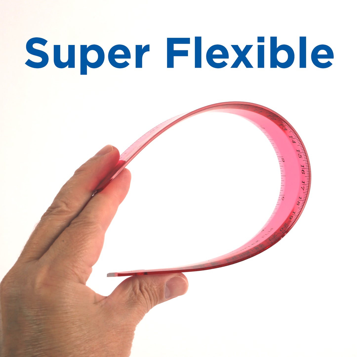 Superflex Plastic Ruler 12" - 24-Pack