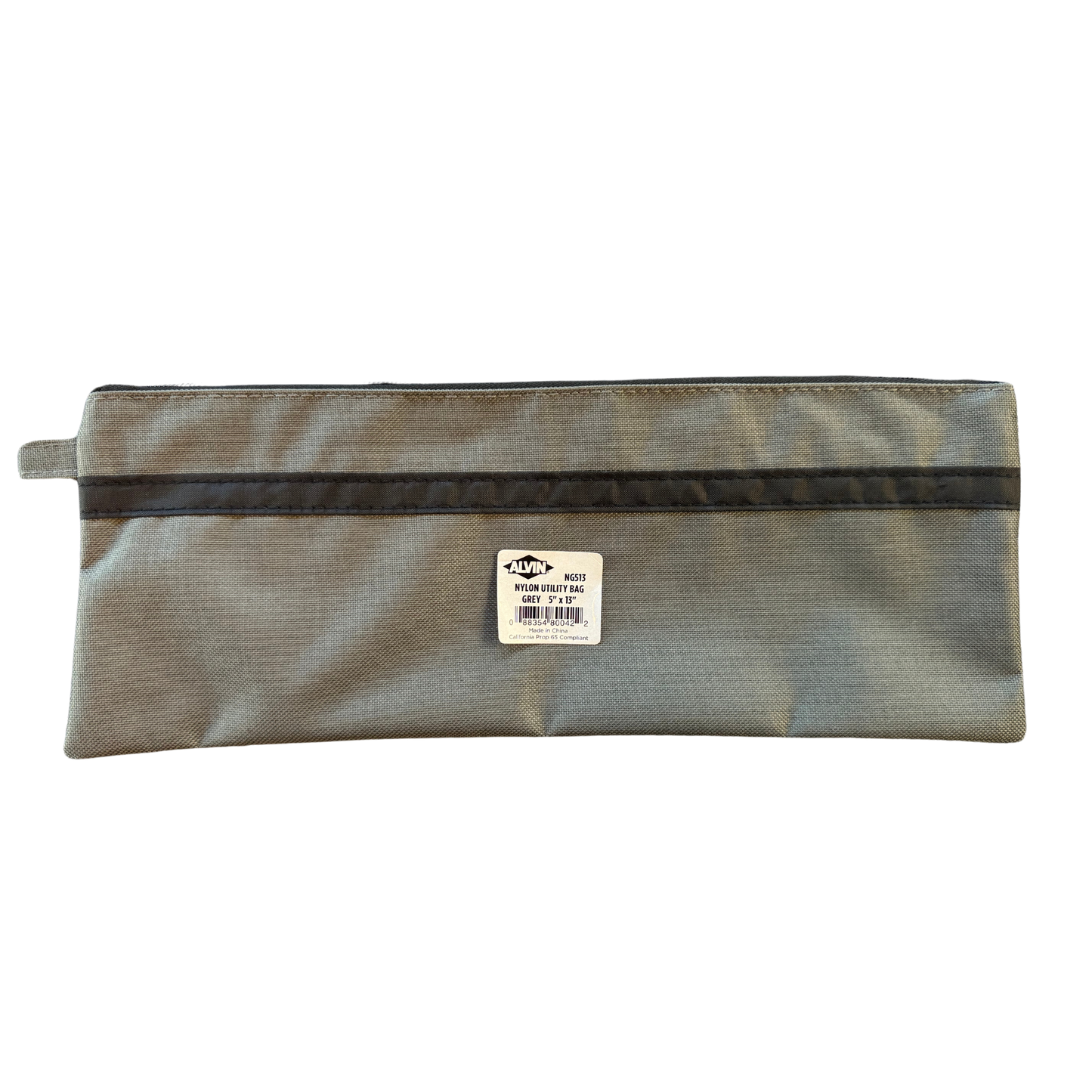 Gray Nylon Utility Bag 5 x 13 inches