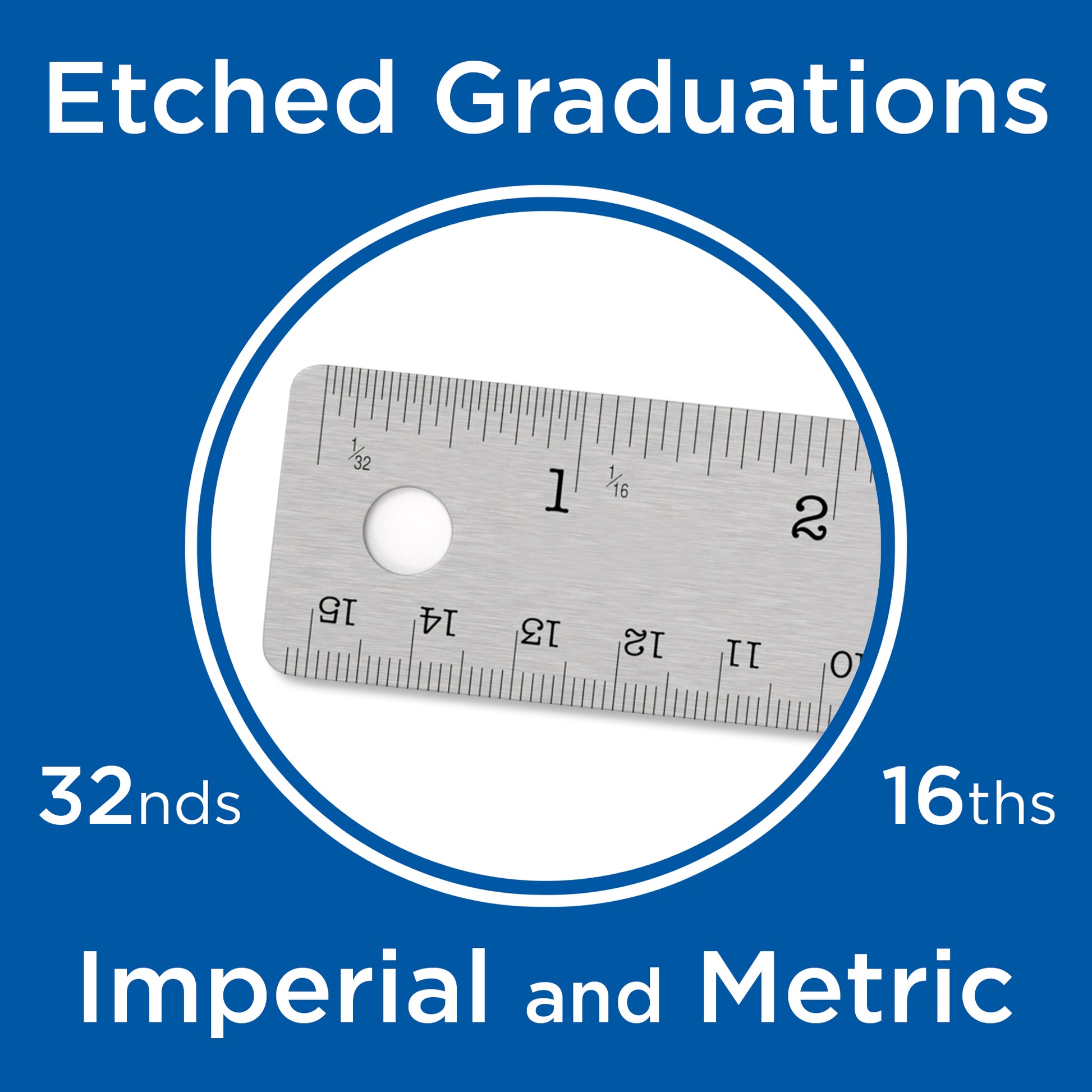6 inch pocket ruler with scales, Etched Metal Co.