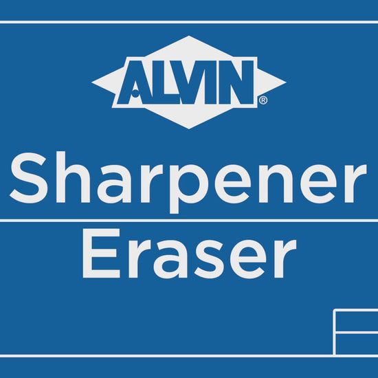 Alvin Stainless Steel Erasing Shield, Silver