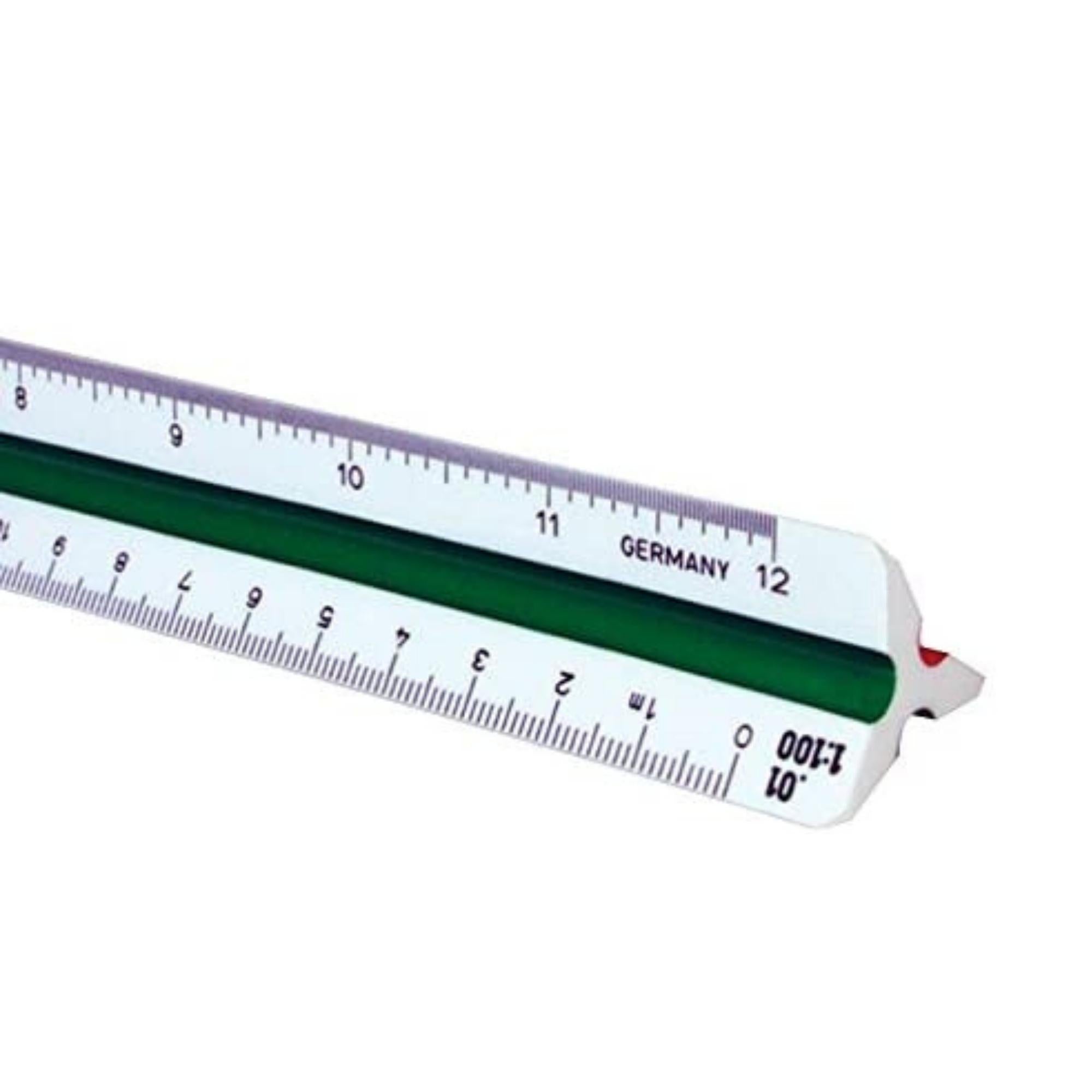 Metric triangular on sale scale ruler